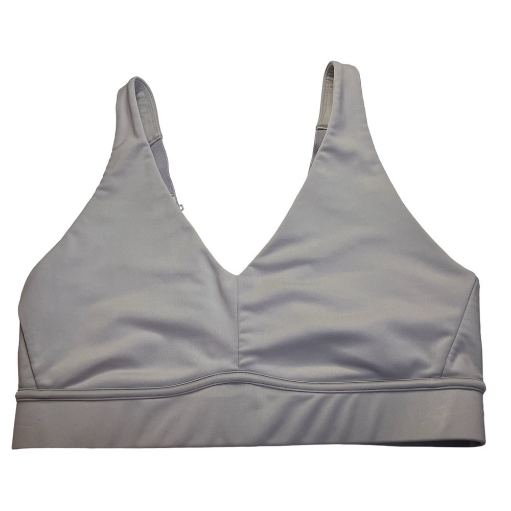 Fabletics gray strappy exercise yoga workout bra.‎ XXS